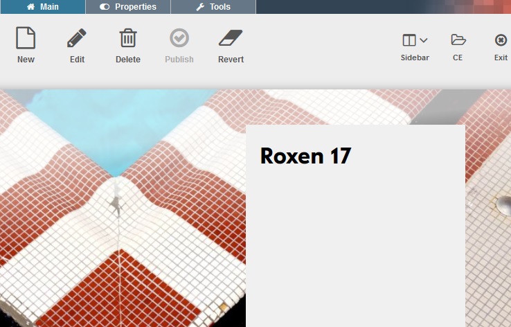 Titelbild: Roxen17-Editor mit Button Source