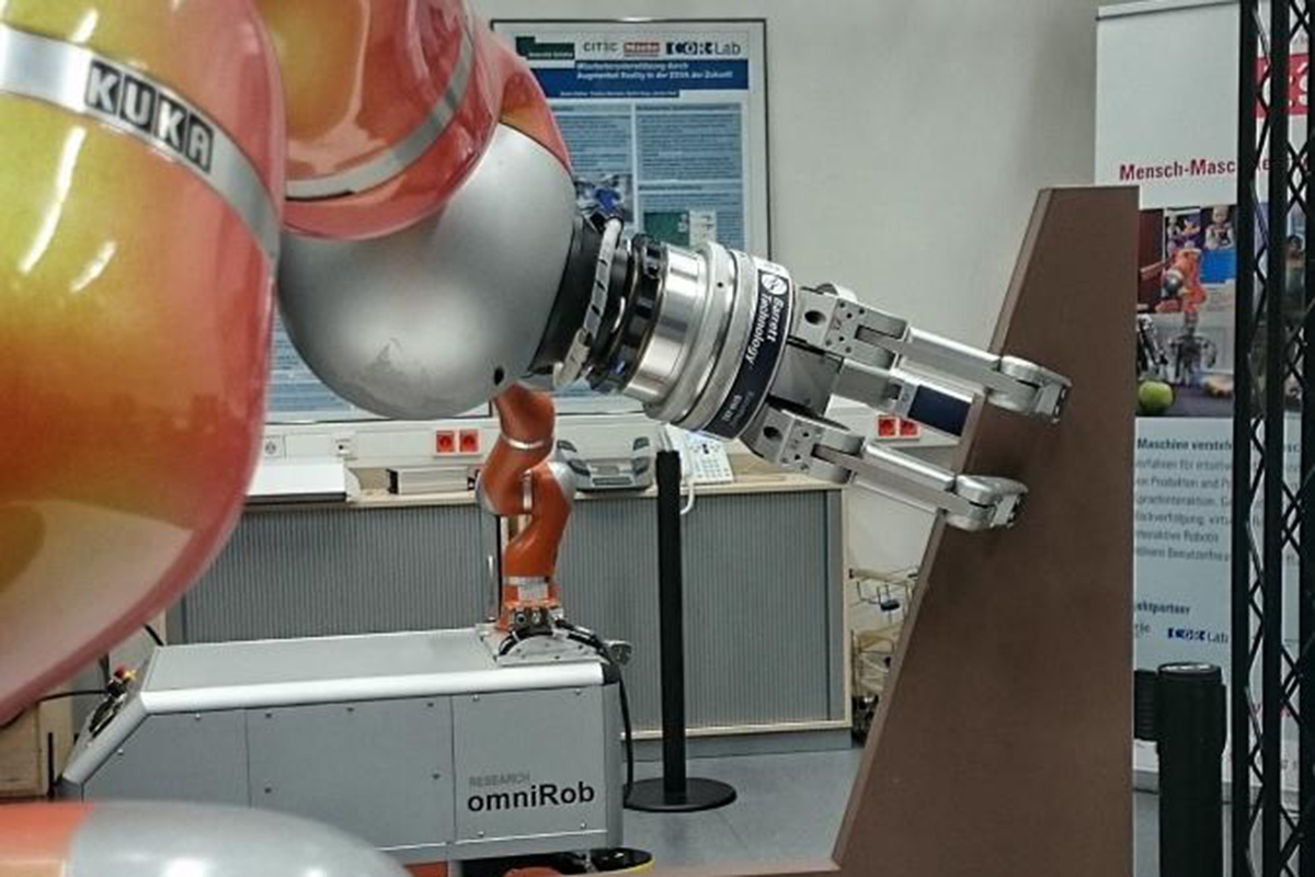 Kuka Leichtbauroboter (LBR) mit Barret-Hand